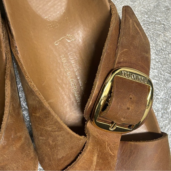 Birkenstock Siena Big Buckle Oiled Leather 🤎—Size 6-6.5 - Picture 6 of 15
